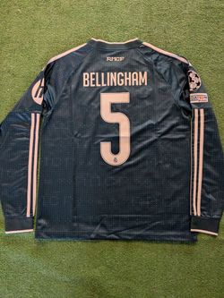 Real Madrid Away Jersey 2026/27 Real Madrid Jersey Long Sleeve Jude Bellingham