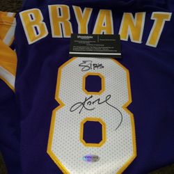 Kobe Bryant Autograph Signed Jersey Coa Los Angeles Lakers 