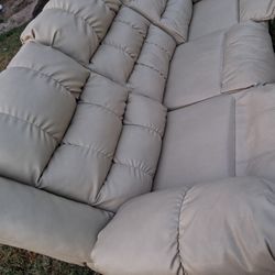 Leather Recliner Couch 
