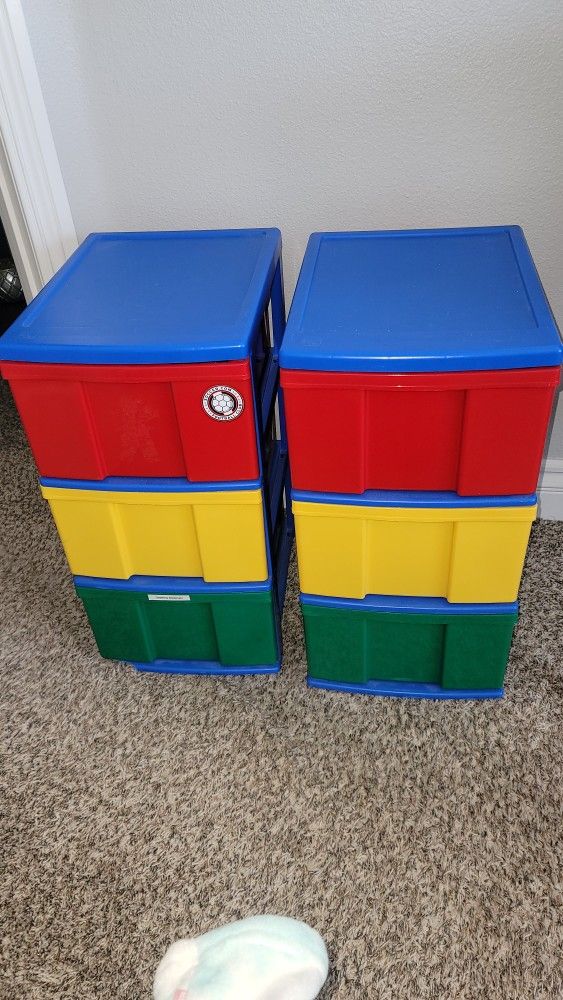 3 Drawer Storage Containers