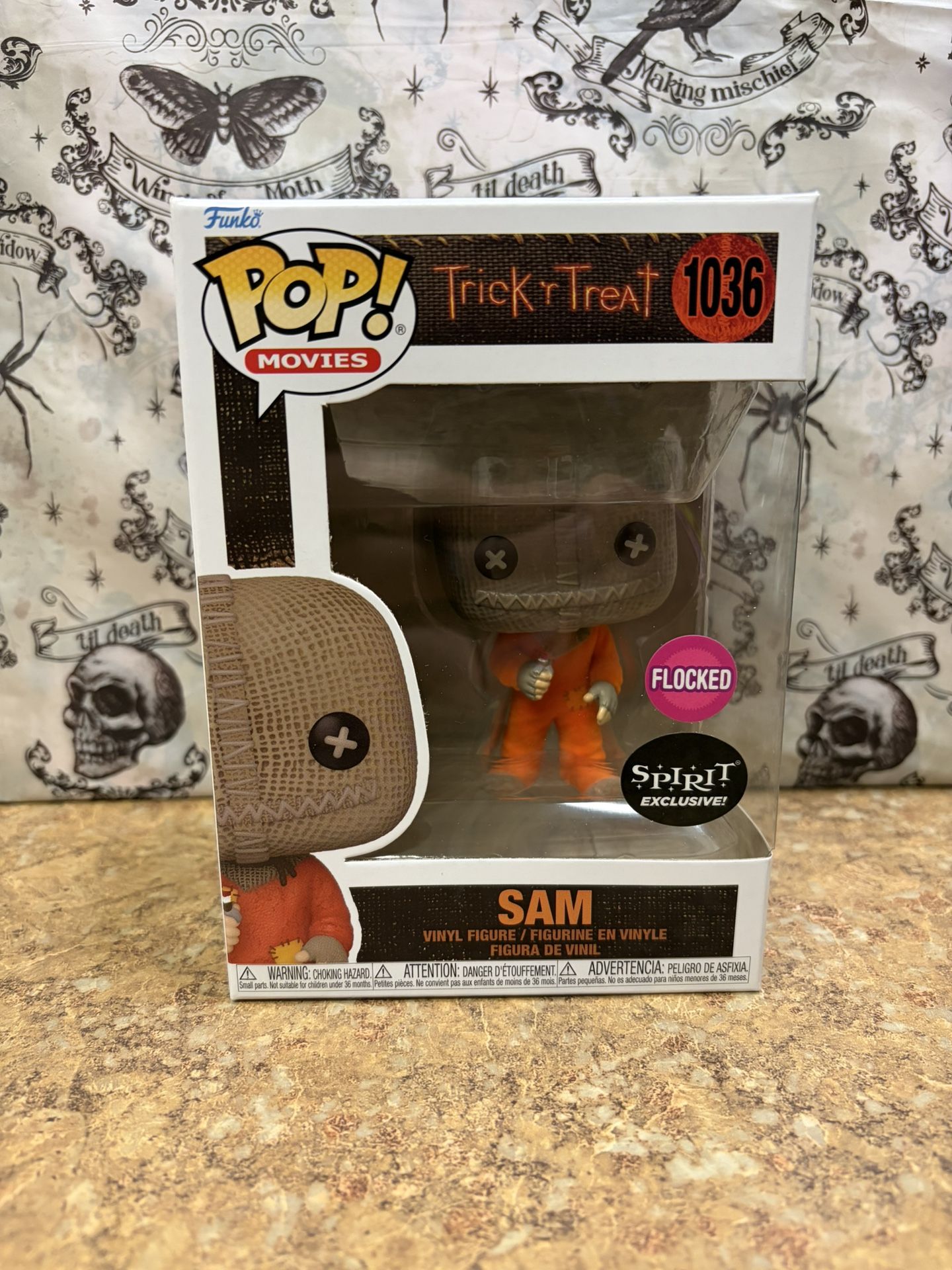 Trick R Treat Sam Flocked Spirit Exclusive Funko Pop Vinyl Figure 1036