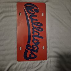 Fresno Stats License Plate