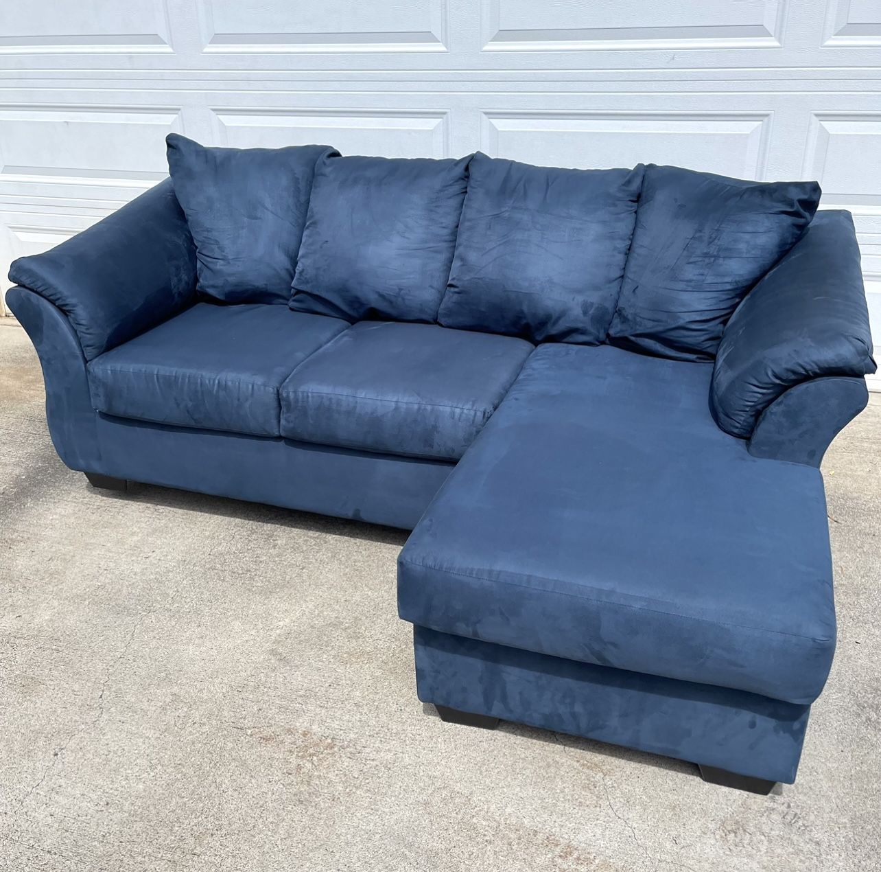 Ashley Sectional Sofa Free Delivery Reversible Chaise