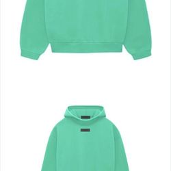 Mint Green Fear Of God Hoodie And Shorts 