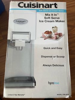 Cuisinart Mix It In Soft Serve Ice Cream Maker