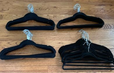 Black Velvet Hangers
