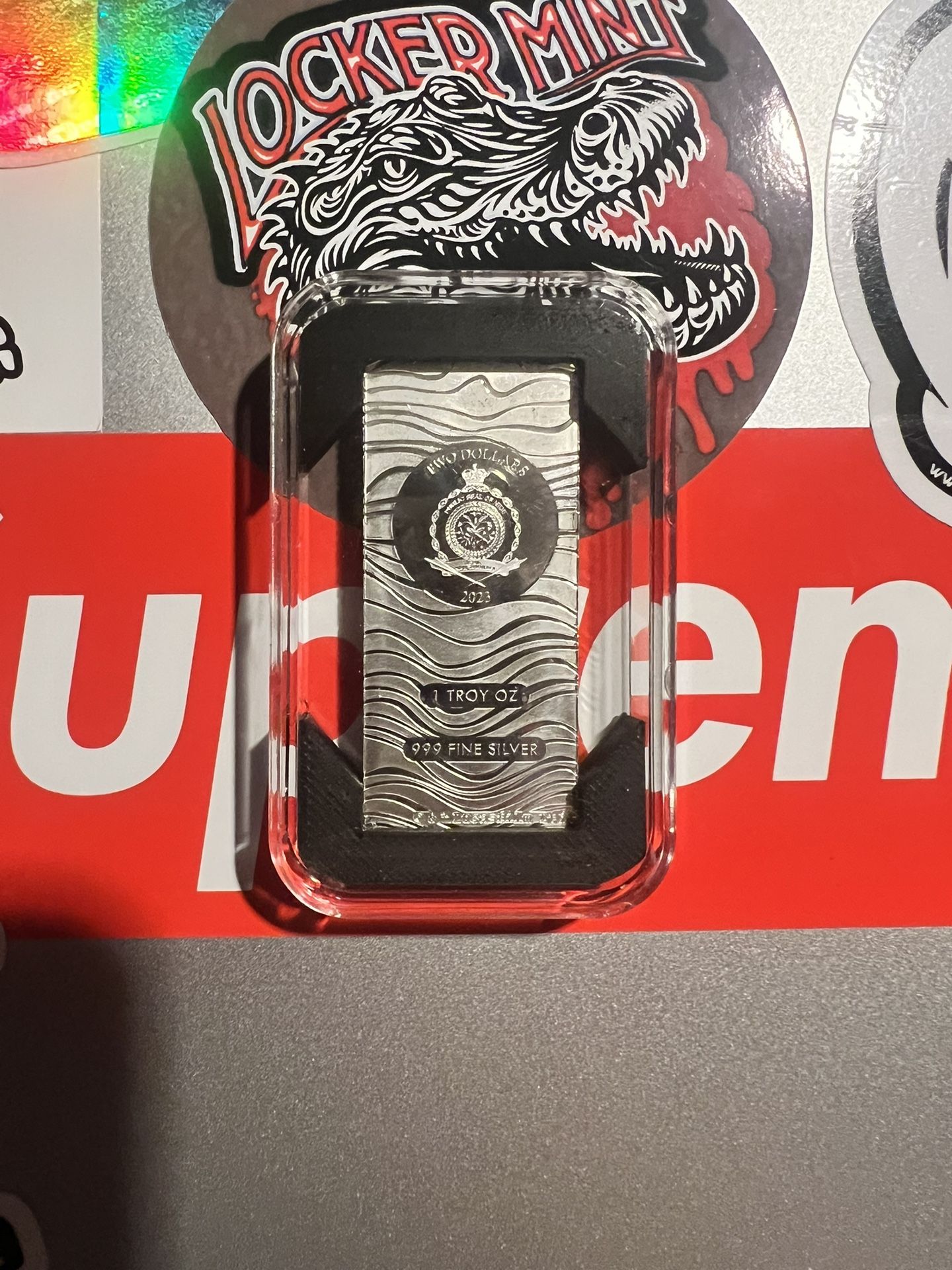 2023 Niue 1 oz Silver $2 Star Wars: Mandalorian Beskar Bar