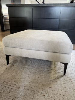 West Elm Andes Petite Ottoman - $450