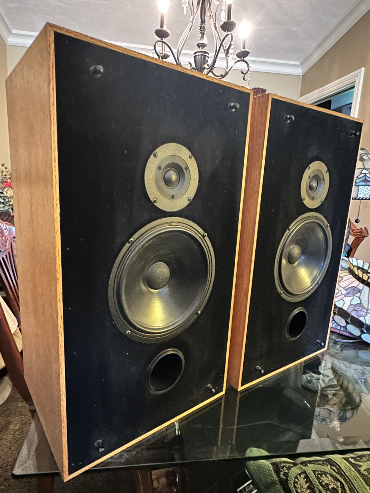 Dahlquist M905 Speakers Real Oak, Nice!