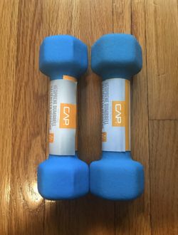 Cap 2 lb dumbbells pair