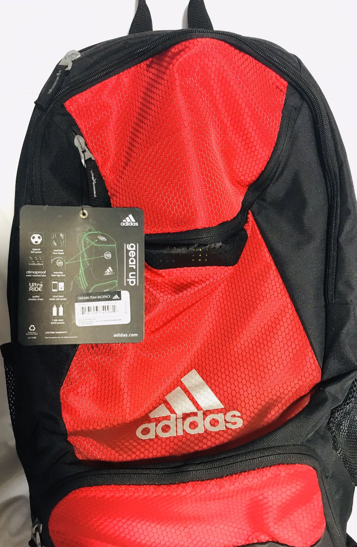 Adidas stadium backpack outdoor travel recreational sports