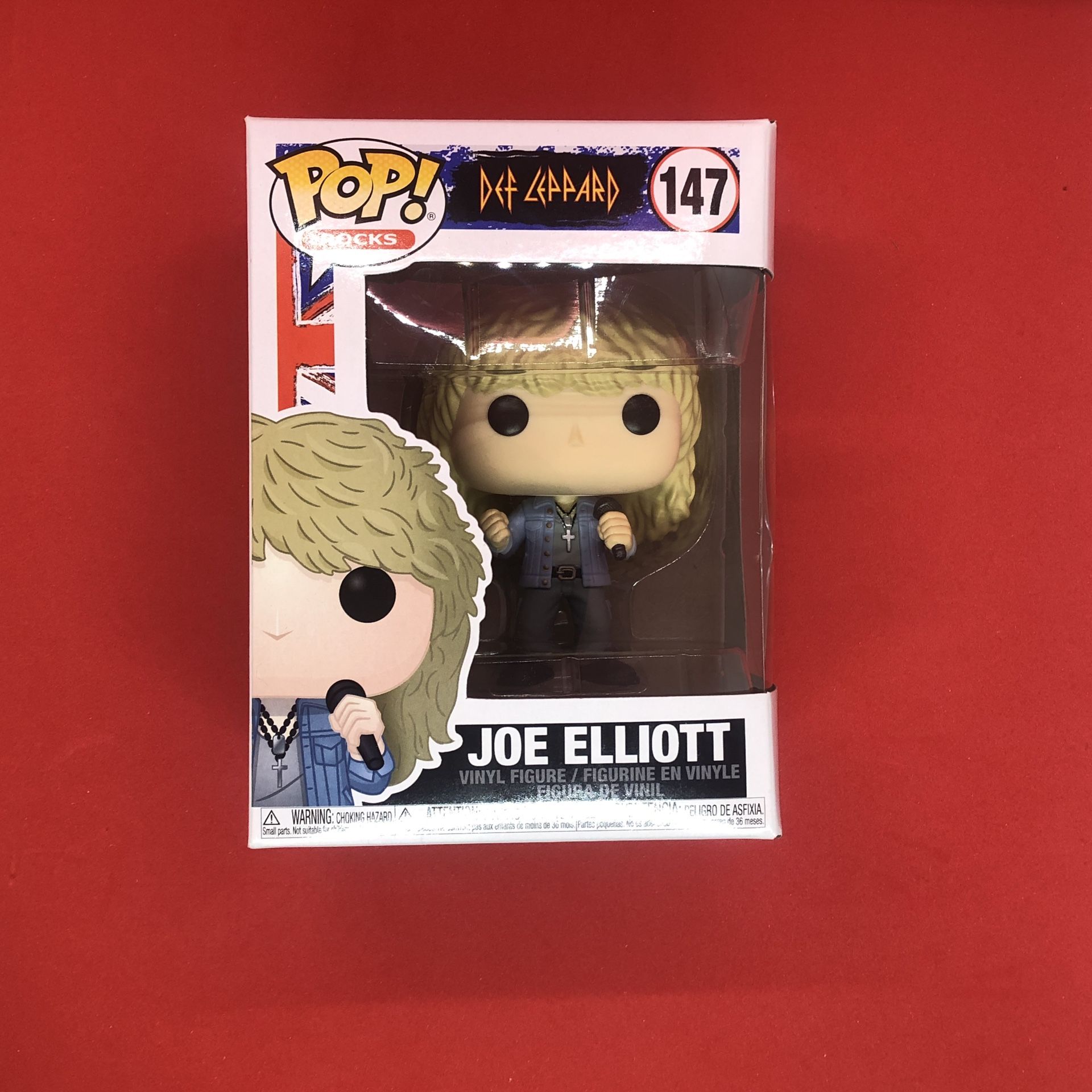 Def Leppard #147 - Joe Elliott - Funko Pop! Rocks (Brand New)