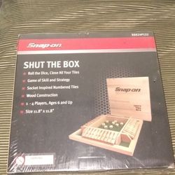 Factory Sealed Snapon Shut The Box Collector Game