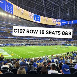 Rams Tickets - C107 Row 18 