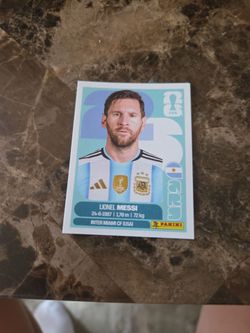 Messi FIFA World Cup Sticker