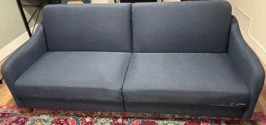 Blue ikea Futon