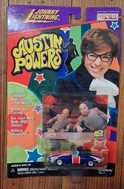 Johnny Lightning Austin Powers Shaguar Die-Cast Car with card