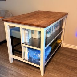 Multi-Function Kitchen Island / Utility Table