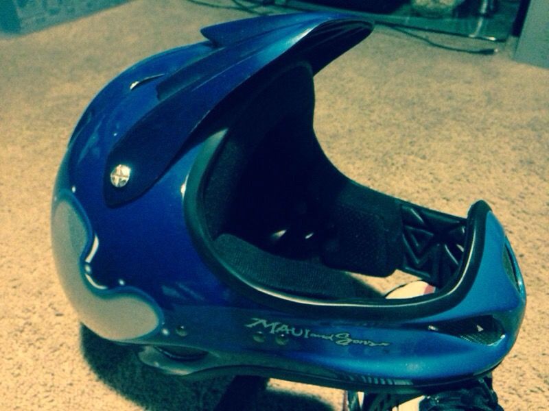 BMX helmet off road.