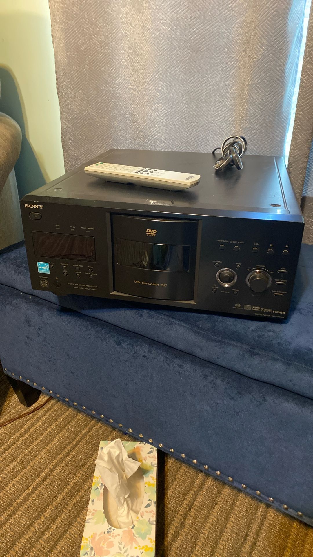 Sony CD/DVD Player DVP-CX995V With Remote Working