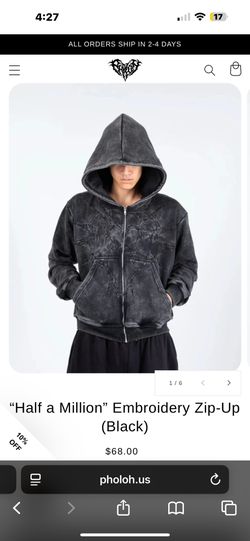 Half a Million Zip up Hoodie