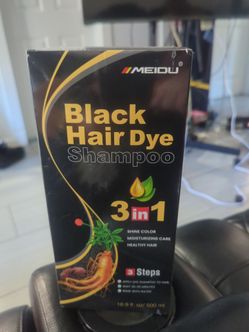 Black hair dye Shampoo