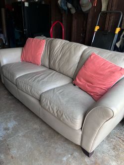 Leather sofa