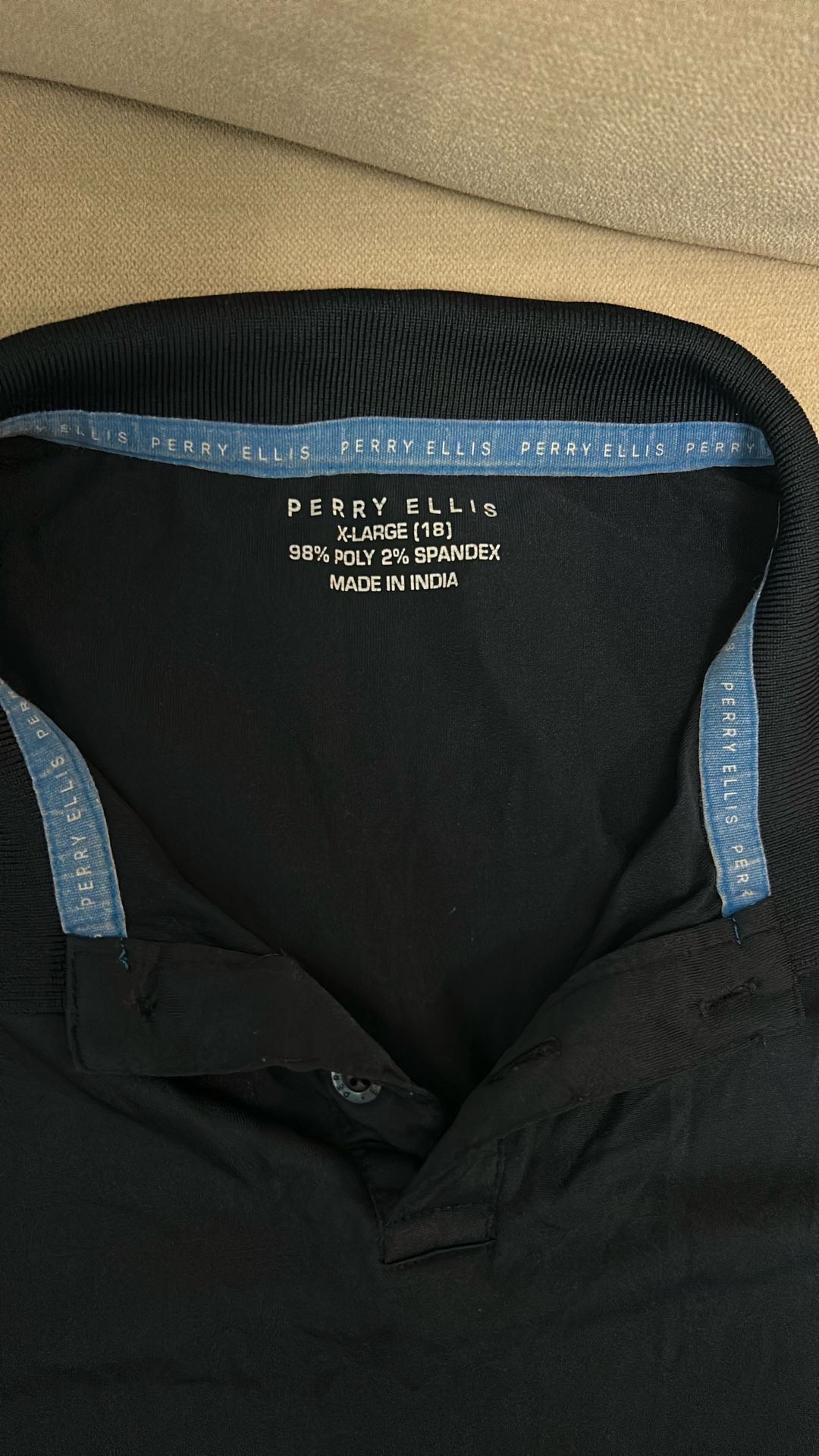 Per Ellis extra large size 18 Navy Blue Collar Shirt