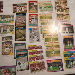 Vintage Baseball Playoff and World Series Cards