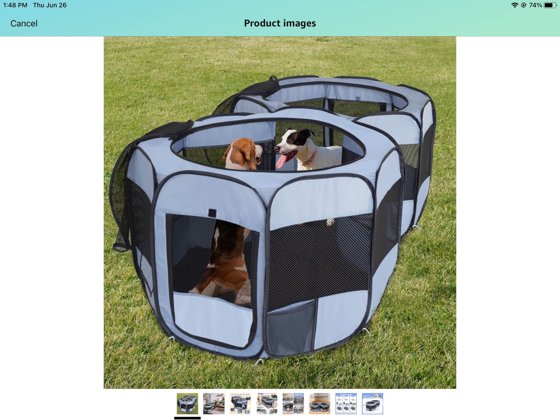 XLarge Pop Up Dog Playpen Brand New