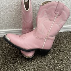Pink Girl Cowboy Boots 