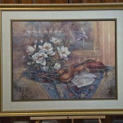 "Lena Lui" Music Room IV Swan Melody Signed And Numbered 2592/65000
