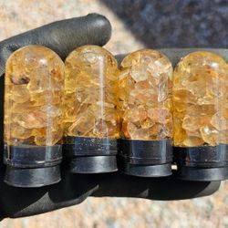 Oregon Plush Sunstone Glass Dome Display