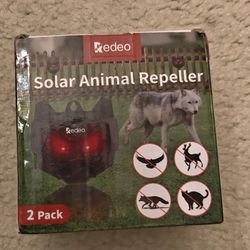 Solar Powered Racoon Repellent Devices