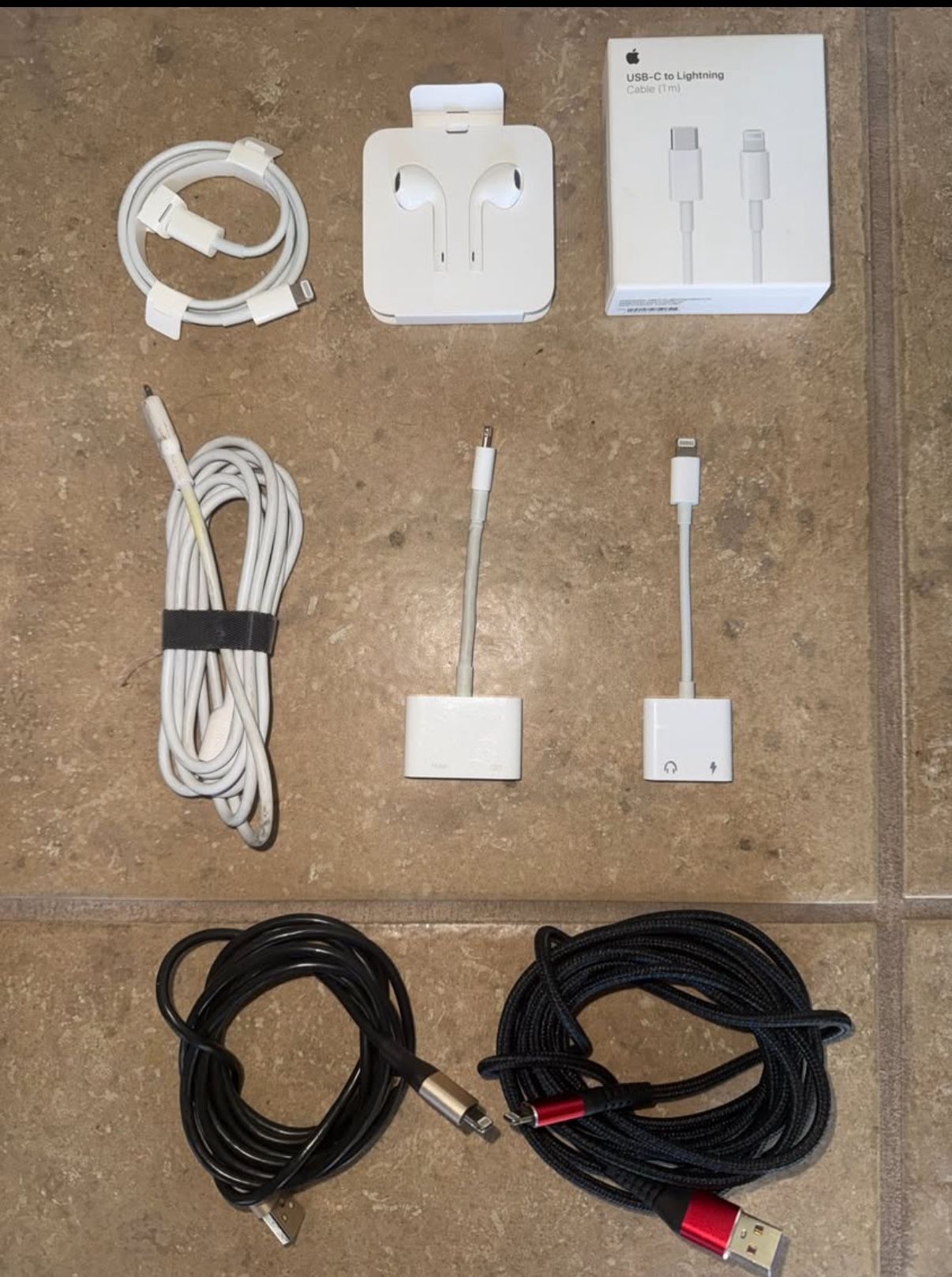 Apple Lightning Cables & Adapters, USB A & C
