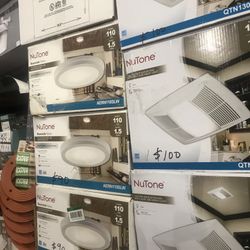 Bathroom  Ventilation  Fans. price Ranges From $30 -$100