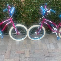 18” Girls Bikes $100 Both.   ( Good Tires Good Brakes Good Shape 