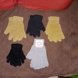 Ladies Winter Gloves  Small and MED.  $3  PAIR