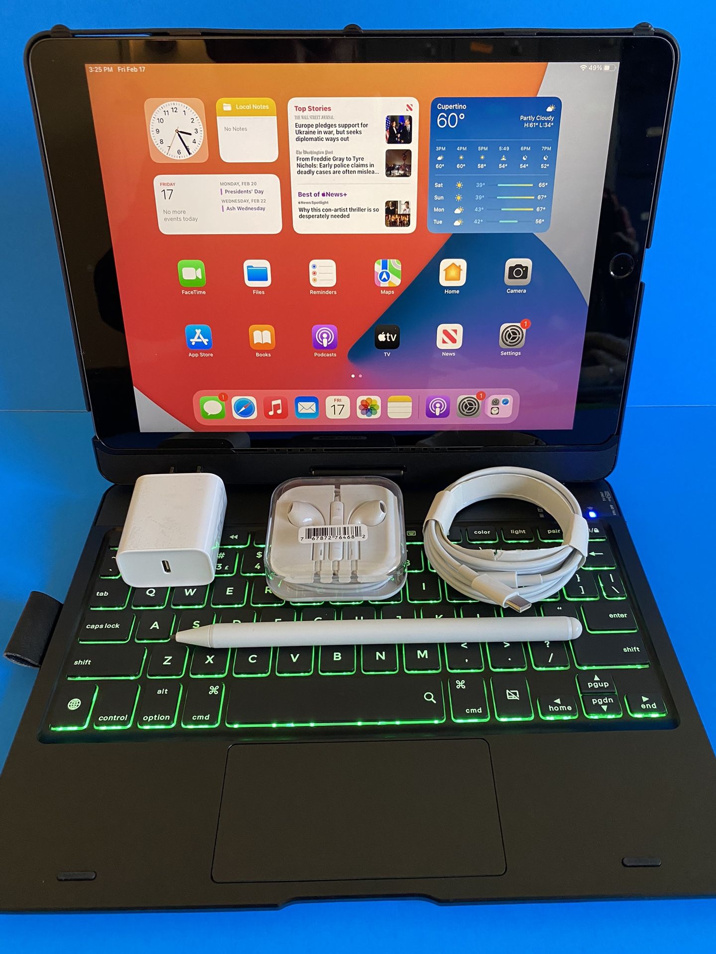 Apple IPad 9th Generation (10.2” Retina /Touch ID /Latest IOS 16/ 2021 ...