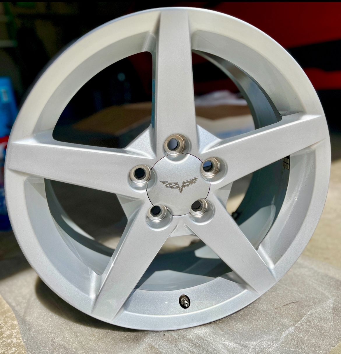 OEM 2007 C6 Corvette Wheels.
