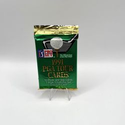 1991 PGA Tour Pro Set Golf Trading Cards  Unopened (1 Sealed Wax Pack).