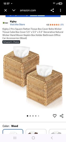 Hand Woven Tissue/Napkin Box Holder