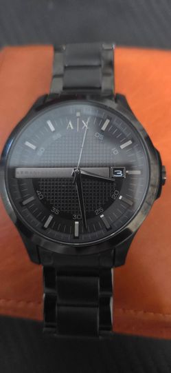 Armani Exchange Black Stainless Steel Watch