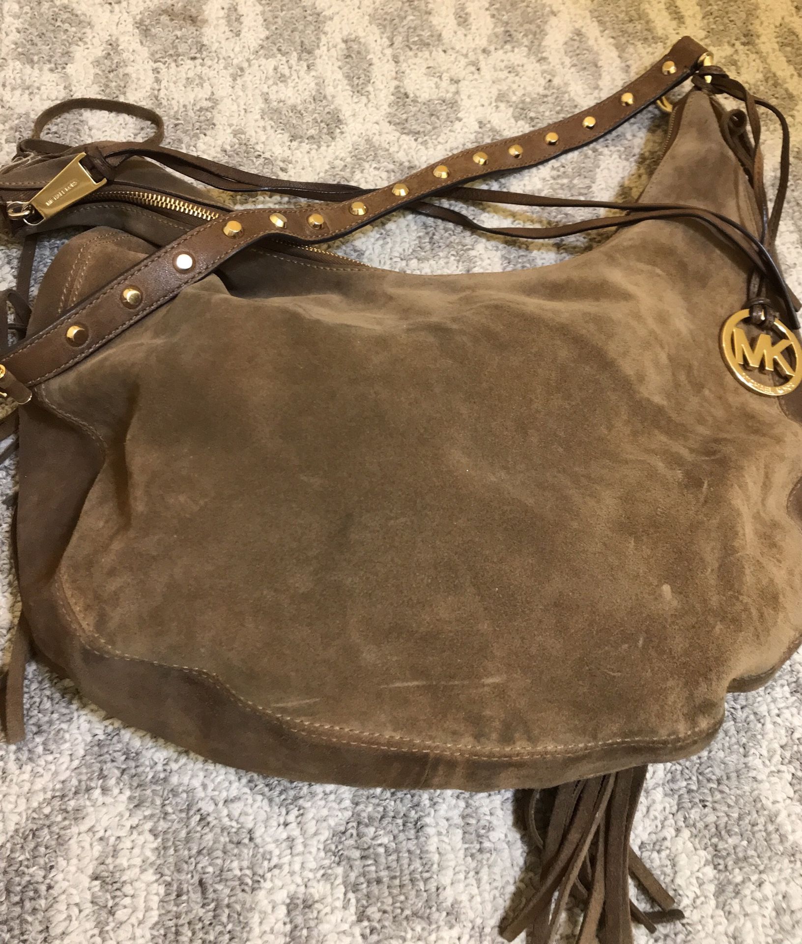 Michael Kors Rhea hobo suede bag, gently used