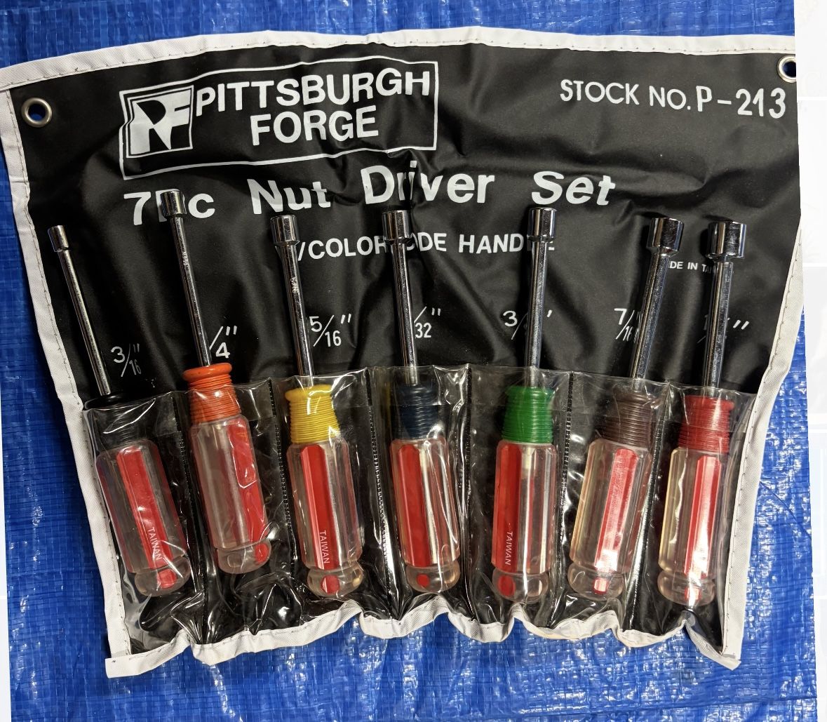Pittsburgh Forge 7 Pc. Nut Driver Set.