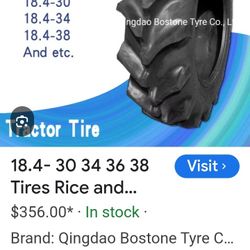 Want Some Rice And Cain Tires 18.434 ○r 20.4x34