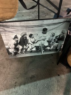 Babe Ruth picture with kids
