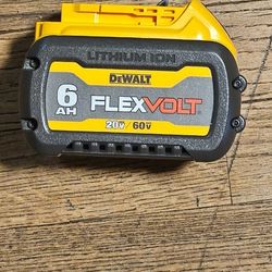6ah DeWalt Flexvolt Battery 