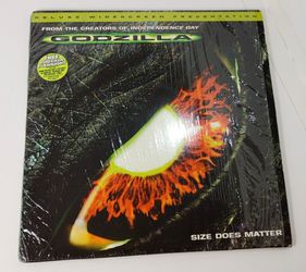 GODZILLA LaserDisc 1998 Sci-Fi Action Deluxe Widescreen TriStar