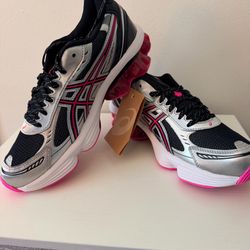 ASICS Gel-Kinetic Fluent Black Pink Glo (Women's)  Size: 8